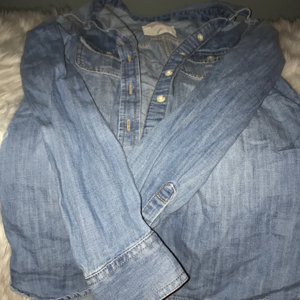 Mossimo denim button down